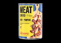 Josera Meat Lovers Menu ar pīli un ķirbi, 6x400g