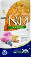 N&D cat ancestral grain sausā barība ar jēru un mellenēm ADULT 1,5kg