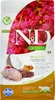 N&D cat quinoa sausā barība bezgraudu ar paipalu, kvinoju, kokosriekstiem un kurkumu, Skin&coat 1,5kg