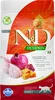 N&D cat pumpkin sausā barība bezgraudu ar paipalu, ķirbi un granātābolu ADULT 1,5kg