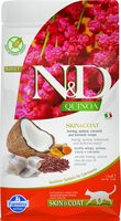N&D cat sausā barība bezgraudu ar siļķi, kvinoju, kokosriektiem un kurkumu, Skin&coat 1,5kg