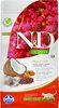 N&D cat quinoa sausā barība bezgraudu ar siļķi, kvinoju, kokosriektiem un kurkumu, Skin&coat 5kg