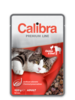 Calibra cat Premium Adult, Gabaliņi mērcē ar vistu un liellopu, 100g