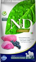 N&D dog grain-free dry food with lamb and blueberries for medium and large breed dogs 12kg