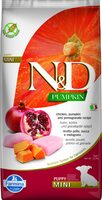 N&D dog grain-free dry food with chicken, pumpkin, and pomegranates, for small breed puppies 2.5kg