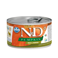 N&D dog canned food with duck and pumpkin 6x140g