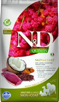 N&D dog quinoa bezgraudu sausā barība ar pīli, kvinoju, kokosriekstiem un kurkumu,skin&coat 2,5kg