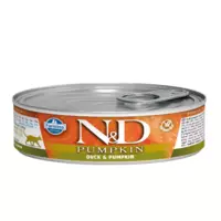 N&D cat pumpkin bezgraudu konservi ar pīli un ķirbi 6x70g