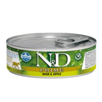 N&D cat grain-free canned food with wild boar and apples 6x80g