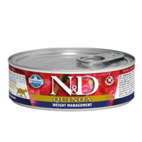 N&D cat grain-free canned food Weight Management with duck 6x80g