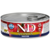 N&D cat quinoa DIGESTION ar jēru, konservi kaķiem 6x80g