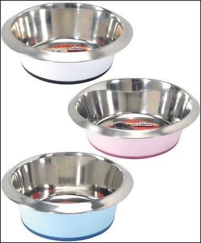 Non-slip metal bowl pink 760ml, 18 cm C039/13