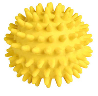 Vinyl ball hedgehog, 10cm yellow A307