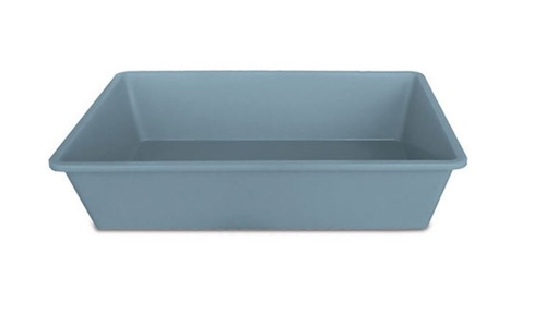 Cat litter tray 2 (steel blue color)