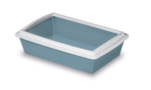 Cat litter tray 2 - rim (white)