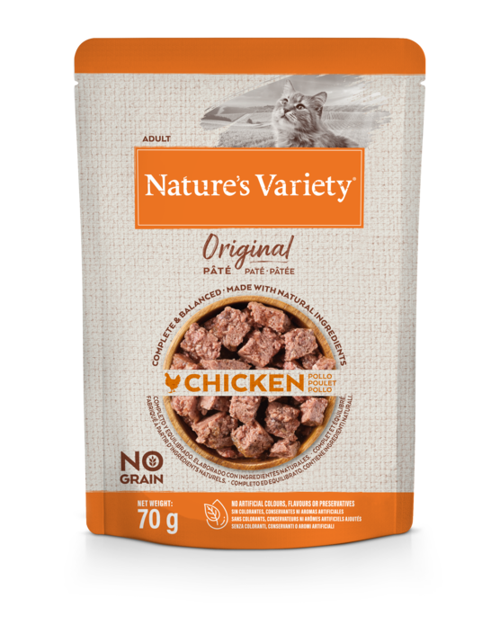 Konservi  Nature's Variety Cat Original Chicken 0.070 kg - Konservi ar vistu pieaugušiem kaķiem