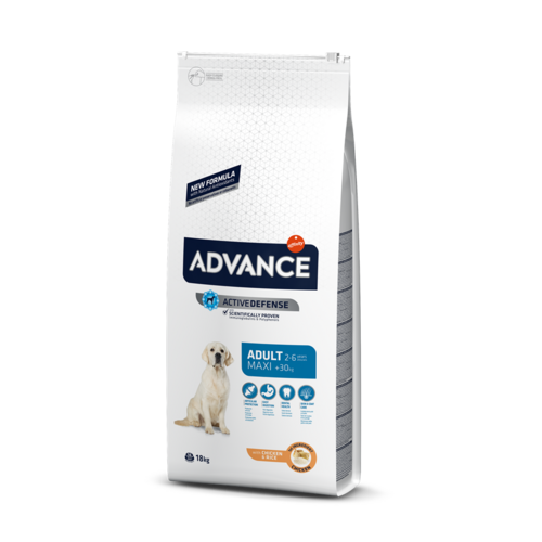 ADVANCE DOG MAXI ADULT 18,0KG - LIELO ŠĶIRŅU SUŅIEM (VISTA UN RĪSI)
