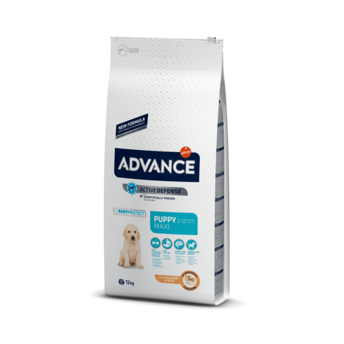 ADVANCE DOG MAXI PUPPY 12,0KG - LIELO ŠĶIRŅU KUCĒNIEM (VISTA UN RĪSI)