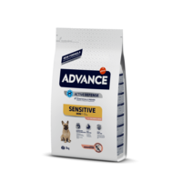 ADVANCE DOG MINI ADULT SENSITIVE SALMON & RICE 3,0KG - JUTĪGIEM MAZO ŠĶIRŅU SUŅIEM (LASIS AR RĪSIEM)