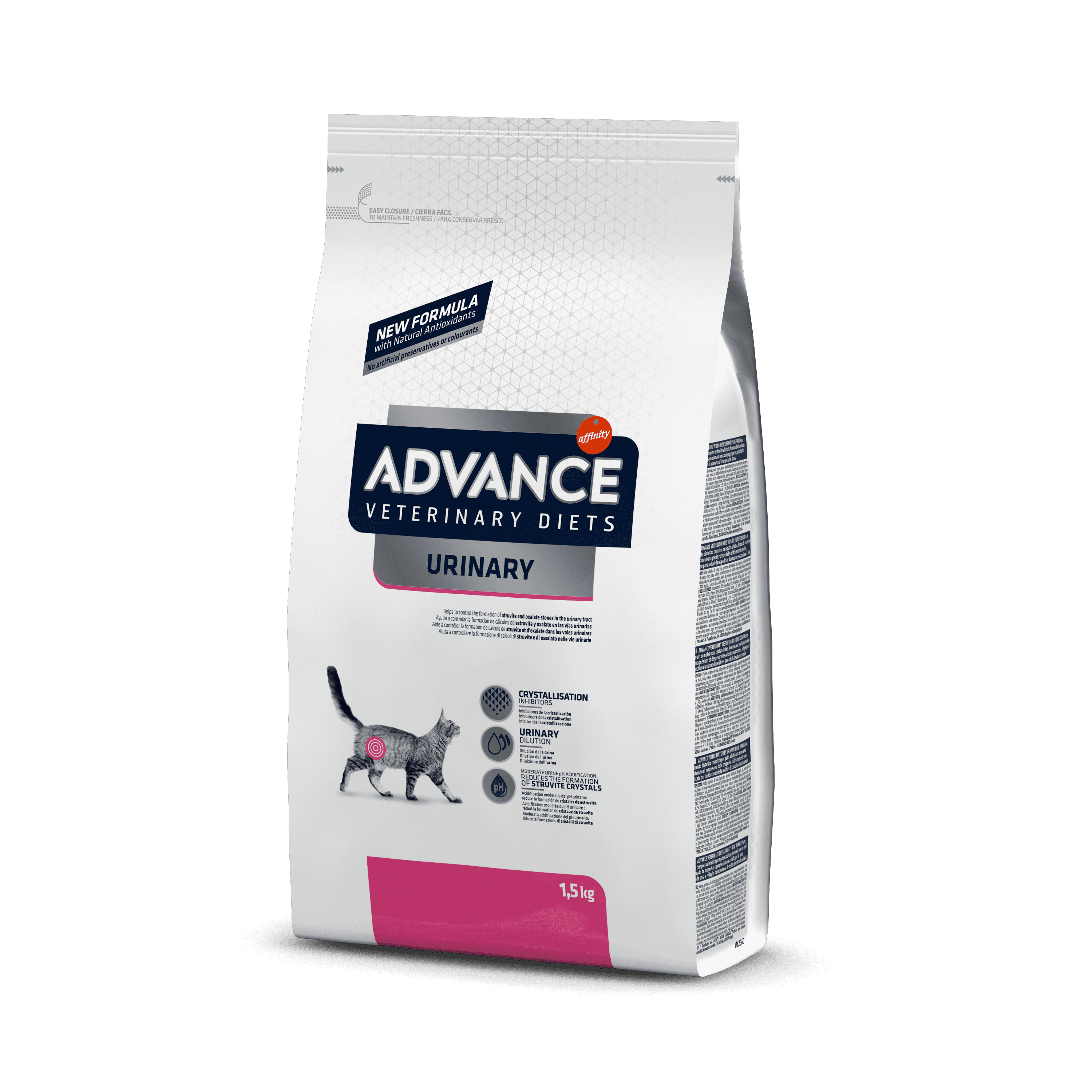 ADVANCE VET CAT URINARY 1.5KG - Barība kaķiem urīntrakta veselībai
