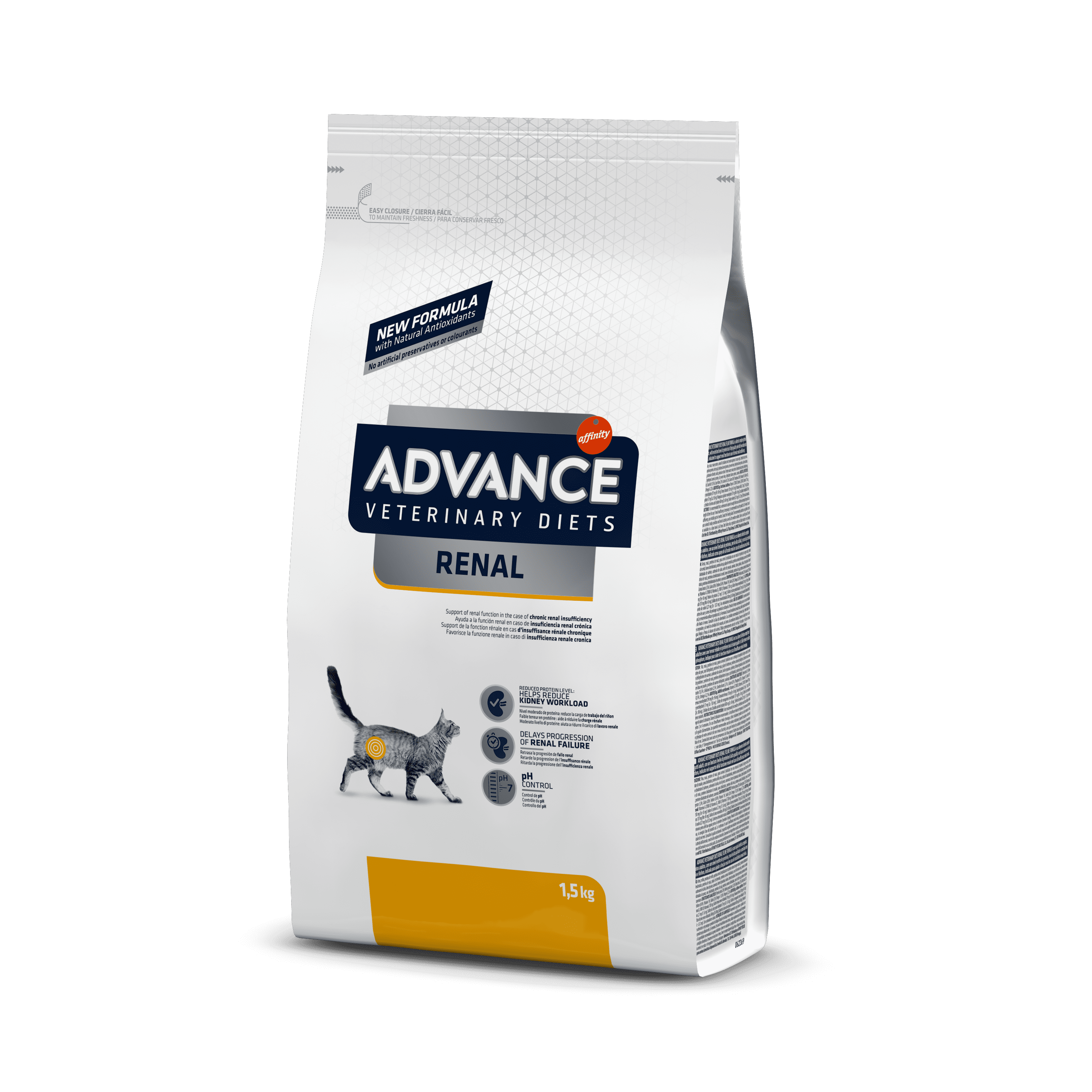 ADVANCE VET CAT RENAL FAILURE 1,5 KG - Pieaugušiem kaķiem ar nieru mazspēju