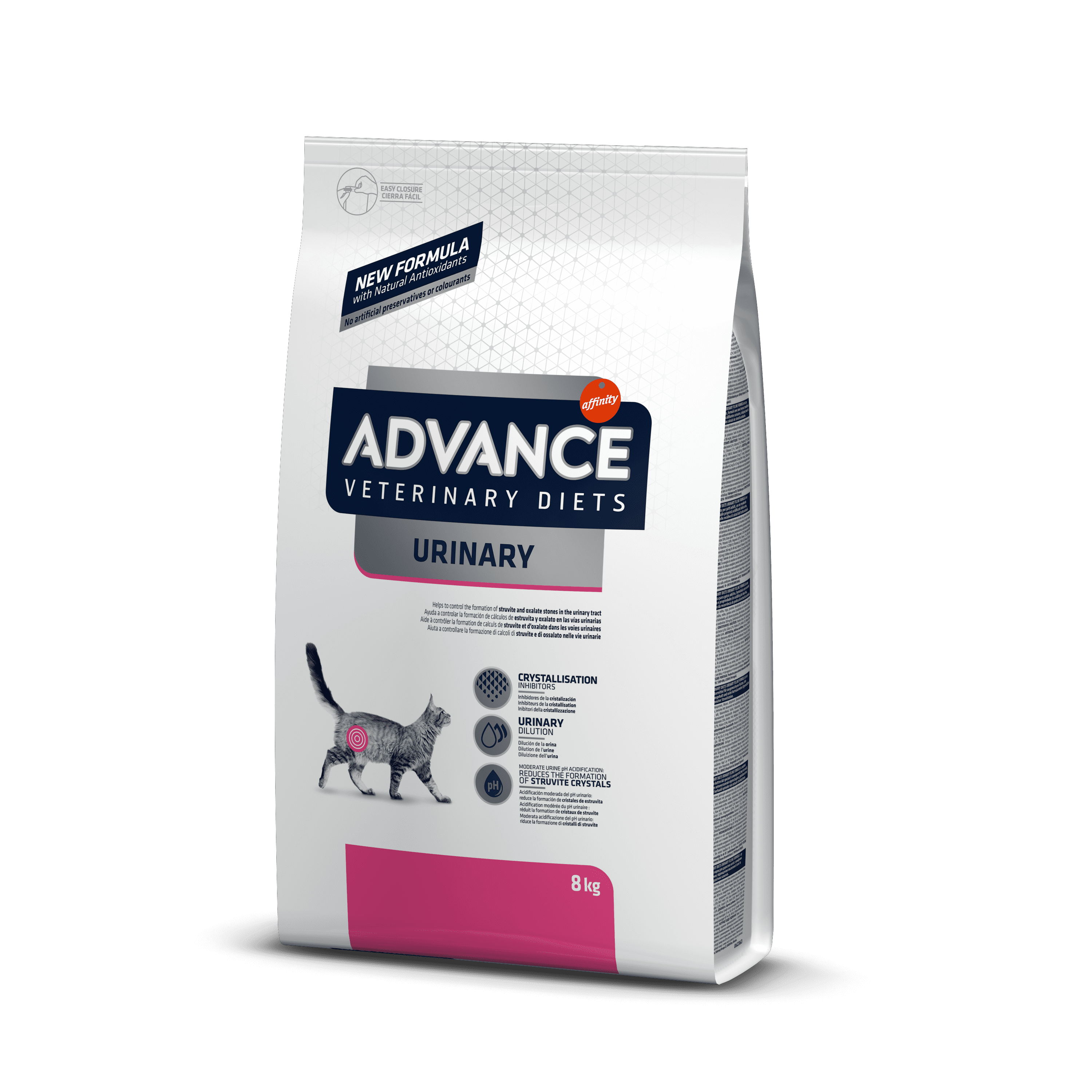 ADVANCE VET CAT URINARY 8.0KG - Barība kaķiem urīntrakta veselībai