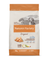 Nature's Variety Dog Original No Grain Junior Salmon 10 Kg - bezgraudu sausā barība ar lasi kucēniem un  junioriem