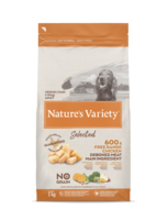 Nature's Variety Dog Selected  Medium Adult Free Range chicken 2 kg - sausā barība ar brīvi turētu vistu pieaugušiem suņiem
