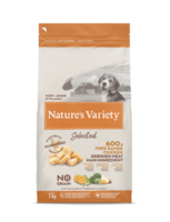 Nature's Variety Dog Selected Junior Free Range chicken 2 kg - sausā barība ar brīvi turētu vistu kucēniem/junioriem