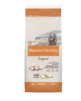 Nature's Variety Dog Original No Grain Medium Adult Turkey  12 Kg - bezgraudu sausā barība ar tītaru pieaugušiem suņiem