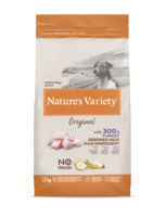 Nature's Variety Dog Original No Grain Mini Turkey 1.5 Kg - bezgraudu sausā barība ar tītaru pieaugušiem suņiem