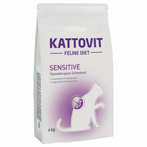 Kattovit Sensitive sausā barība kaķiem 4kg