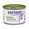 Kattovit Sensitive konservi kaķiem ar tītaru 185g